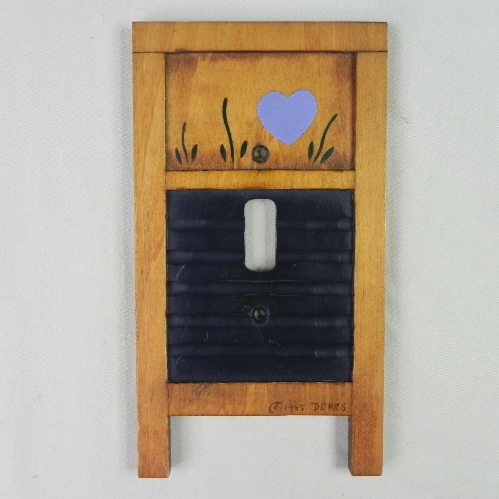 Vintage Rustic Washboard Light Switch Cover